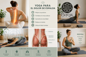Yoga para el dolor de espalda: cómo el Yoga Esencial mejora tu postura, fortalece la musculatura y respeta la biomecánica