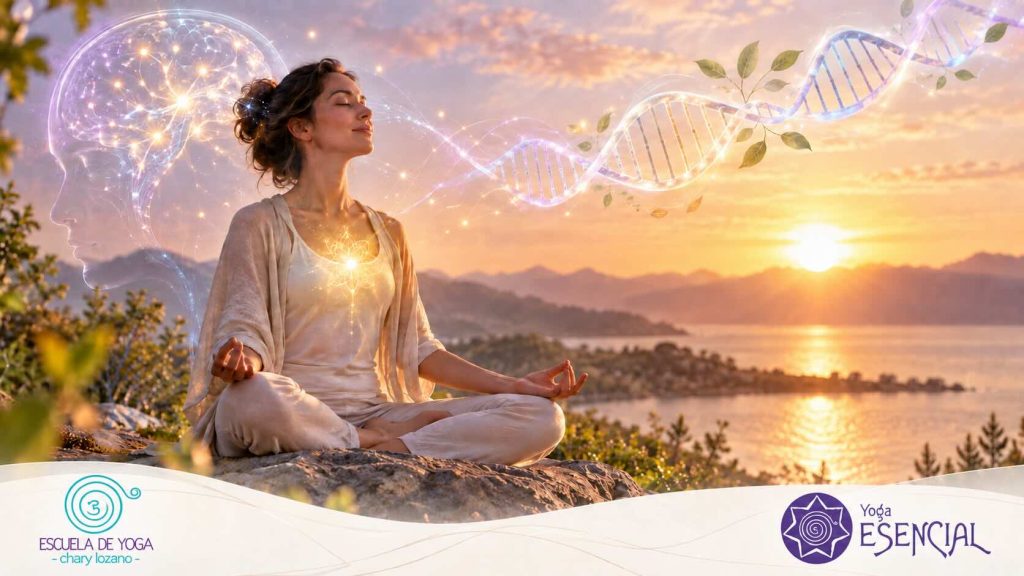 Chary Lozano profesora de yoga en Alcala de henares, el yoga y la epigenetica para cambiar nuestros patrones mentales